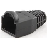 KAP45 kablovi BT5BK kapica u boji za RJ-45 konektor. crna boja kabal 100kom