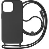 AVIZAR iPhone 15 Pro Semi-Rigid Cord Case, serija Corda - crna, (20886181) Cene