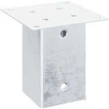  Postolja za stupove kvadratna 4 kom 91x91 mm pocinčani čelik | shoptok.hr