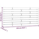  Stensko posteljno vzglavje medeno rjavo 126x3x63 cm borovina, (20737133) | Shoptok.si