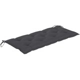  Vrtna klupa s jastukom 120 cm od masivnog bagremovog drva Antracitno siva 120 x 50 x 7 cm | Shoptok.si