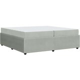 vidaXL Okvir kreveta s madracem Svjetlosiva 200 x 200 cm Baršun Cijene