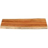 Stolna ploča 100x60x2,5 cm pravokutna bagremovo drvo živi rub | shoptok.hr
