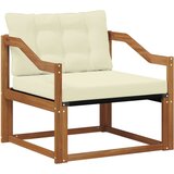  Set vanjskih sofa Čvrsto drvo akacije i Textilene Prirodna | shoptok.hr
