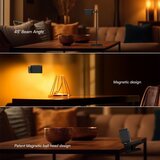  LED prigušiva magnetna stolna lampa 4u1 LED/3W/5V 3000-6000K 1800 mAh crna | Eponuda.com
