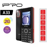 Ipro A33 black-red Feature mobilni telefon 2G GSM/LCD 2.4""/2500mAh/32MB/Dual-SIM/Srpski jezik | Eponuda.com