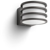 Philips Lucca wall lantern anthracite 1x9.5W 230/HUE Lucca bela ambiance stenska luč | Shoptok.si