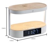  Immax NEO 09111L - LED stona lampa sa prigušiva, budilnikom i punjačem TRIPLE DOCK LED/1,5W/5V | Eponuda.com