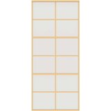  Drsna vrata zlata 90x205 cm mat ESG steklo in aluminij, (20983321) | Shoptok.si