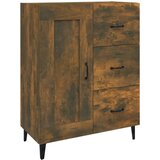 Maison Chic Komoda - Predalnik dimljeni hrast 69,5x34x90 cm konstruiran les, (21718477) Cene