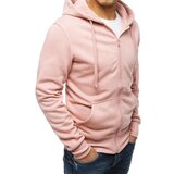 DStreet Bluza męska z kapturem różowa | Shoptok.si