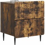  Noćni ormar s ladicama 2 pcs Dimljeni hrast 43 x 34,5 x 49,5 cm | shoptok.hr