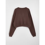 Sinsay Soft touch crewneck majica od trenirke s dodatkom viskoze Slike