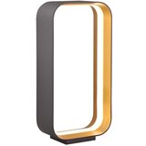 CINQUE Črna LED namizna svetilka z glasovnim upravljanjem s pomočjo mobilne aplikacije s kovinskim senčilom (višina 41 cm) Cizione – Cene