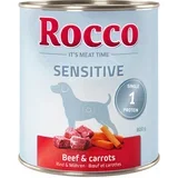 Varčno pakiranje Sensitive 24 x 800 g - Govedina & korenje