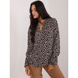 Sublevel Blouse-D73771M11186B-black-beige | Shoptok.si