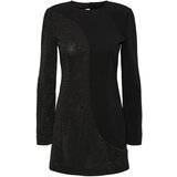 Y.a.s Obleka 'KIMBERLY' črna / srebrna | Shoptok.si