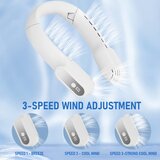 Venisymlis Prenosni Prostoročni Ventilator Brez Rezil (Bel), (22070286) | Shoptok.si