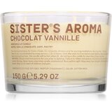 Sister's Aroma Chocolat Vannille mirisna svijeća 150 g | shoptok.hr