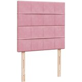  Okvir kreveta s madracima ružičasti 90x190cm baršunasti | shoptok.hr