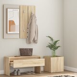  Set namještaja za hodnik boja hrasta sonome konstruirano drvo | shoptok.hr