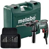 Metabo Udarni vrtalnik SBE 650 SET v kovčku + 13 svedrov (690918000)
