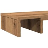 vidaXL Stojalo za monitor nastavljivo artisian hrast 60x24x10,5 cm les | Shoptok.si