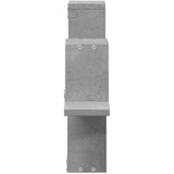  Zidna polica siva boja betona 104,5x10x43 cm konstruirano drvo | Eponuda.com