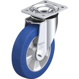 Blickle Vrtljivo kolo iz jeklene pločevine LK-ALBS, kolo s Ø 200 mm, nosilnost 600 kg, mere ploščice 140 x 110 mm | Shoptok.si