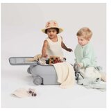 Kinderkraft dečiji kofer 2U1 sa sedištem cabby grey | Eponuda.com