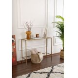 Hanah home Canvas - Gold Gold Sideboard OŠTEĆENO BEZ STAKLA Cene