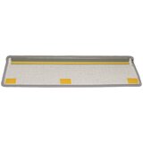  Prostirke za stepenice 15 kom 65x21x4 cm svijetlo sive pravokutne rubove | shoptok.hr