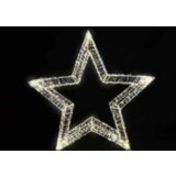  Novogodišnji ukras metalna zvezda 1200 led 3D 75 cm | Eponuda.com