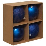 Feeric Set novogodišnjih kugli x4 plava (207480) | ePonuda.com