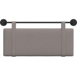  Držeće uzglavlje Zidne Sivo-smeđa 110 x 55 x 5 cm tkanina - Sivo-smeđa 100 cm bez LED svjetla | shoptok.hr