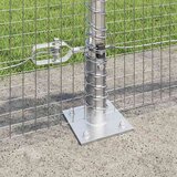  Zavareno žičano ogradno mreža s betonskom podlogom 100 x 0,6 m | shoptok.hr