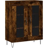  Komoda boja dimljenog hrasta 69,5x34x90 cm konstruirano drvo | shoptok.hr
