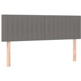  Box spring posteljni z vzmetnico temno siv 140x190 cm blago, (20930600) | Shoptok.si