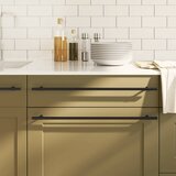  Ručke za ormarić 5 kom crne 480 mm od nehrđajućeg čelika | shoptok.hr