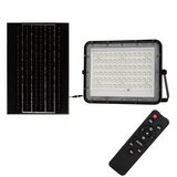  Solarni LED reflektor za spoljašnju upotrebu 15W/3,2V IP65 6400K crni + daljinski upravljač | Eponuda.com