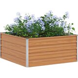  Povišena vrtna gredica Svijetlosmeđa 100 x 100 x 45 cm | shoptok.hr