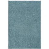 Tepih s kratkim vlaknima 200 x 290 cm plavi