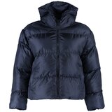 Trendyol Curve Black Hooded Puffer Crop Coat | Eponuda.ba
