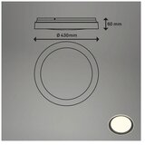 BRILO LED plafonsko svetlo IJUS LED/24W/230V 3000K prečnika 43 cm | Eponuda.com