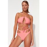 Trendyol bikini top - pink - plain Cijene