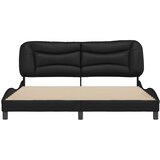  Okvir za krevet bez madraca Hvar crni 180x200 cm od umjetne kože | shoptok.hr