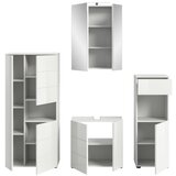 MID.YOU kopalnica vira, bela, osvetlitev, 4-Delna | Shoptok.si