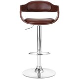  Barski stolček rjavo umetno usnje, (20817357) | Shoptok.si