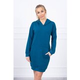 Kesi Navy dress with hood Cene