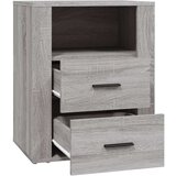  Nočna omarica siva sonoma 50x36x60 cm inženirski les, (20602403) | Shoptok.si